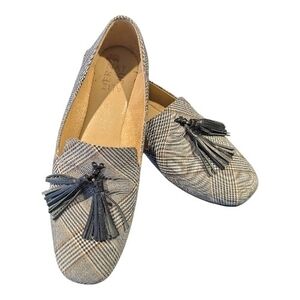 Naturalizer Plaid Loafers with Tassels